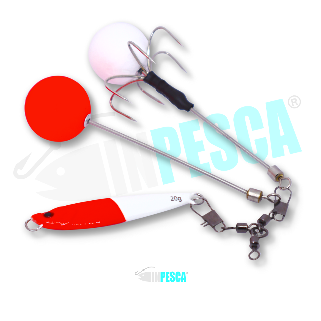 Polpara Artigianale Tako INPESCA - Bianco/Rossa