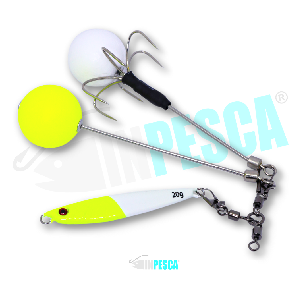 Polpara Artigianale Tako INPESCA - Bianco/Gialla